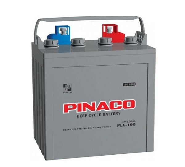 Ắc quy xe điện pinaco 8V-190Ah PL8-190