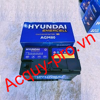 Ắc quy Hyundai AGM80 ( 12V - 80Ah)