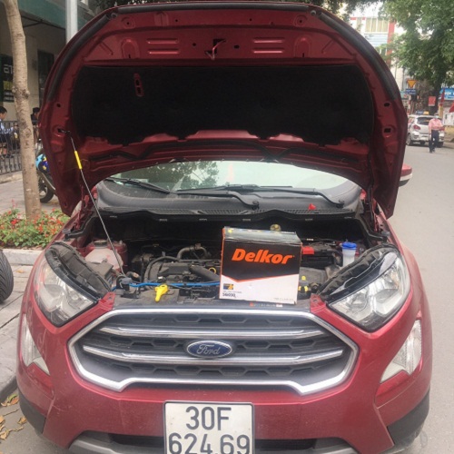HD Việt Thay Ắc Quy Xe Ford Ecosport bình delkor Din56030 (12V-60Ah) Miễn Phí Tận Nơi