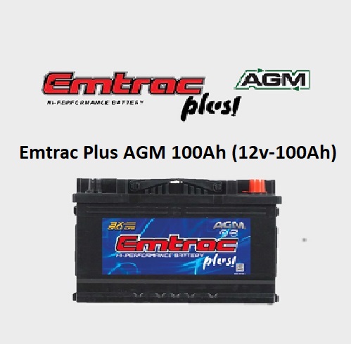 Ắc Quy Emtrac LN5 AGM 95Ah (12v-95Ah)