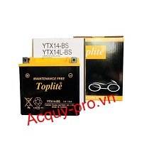 Bình ắc quy TOPLITE YTX14-BS 12V 12AH CCA 200A