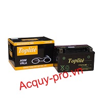 Bình ắc quy TOPLITE YTX7A-BS 12V 7AH CCA 100A