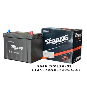 ẮC QUY SEBANG SMF NX110-5L (12V-70AH)